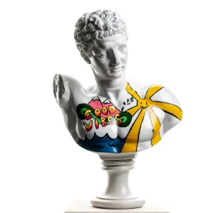 Hermes Bust Art Nouveau Sculpture