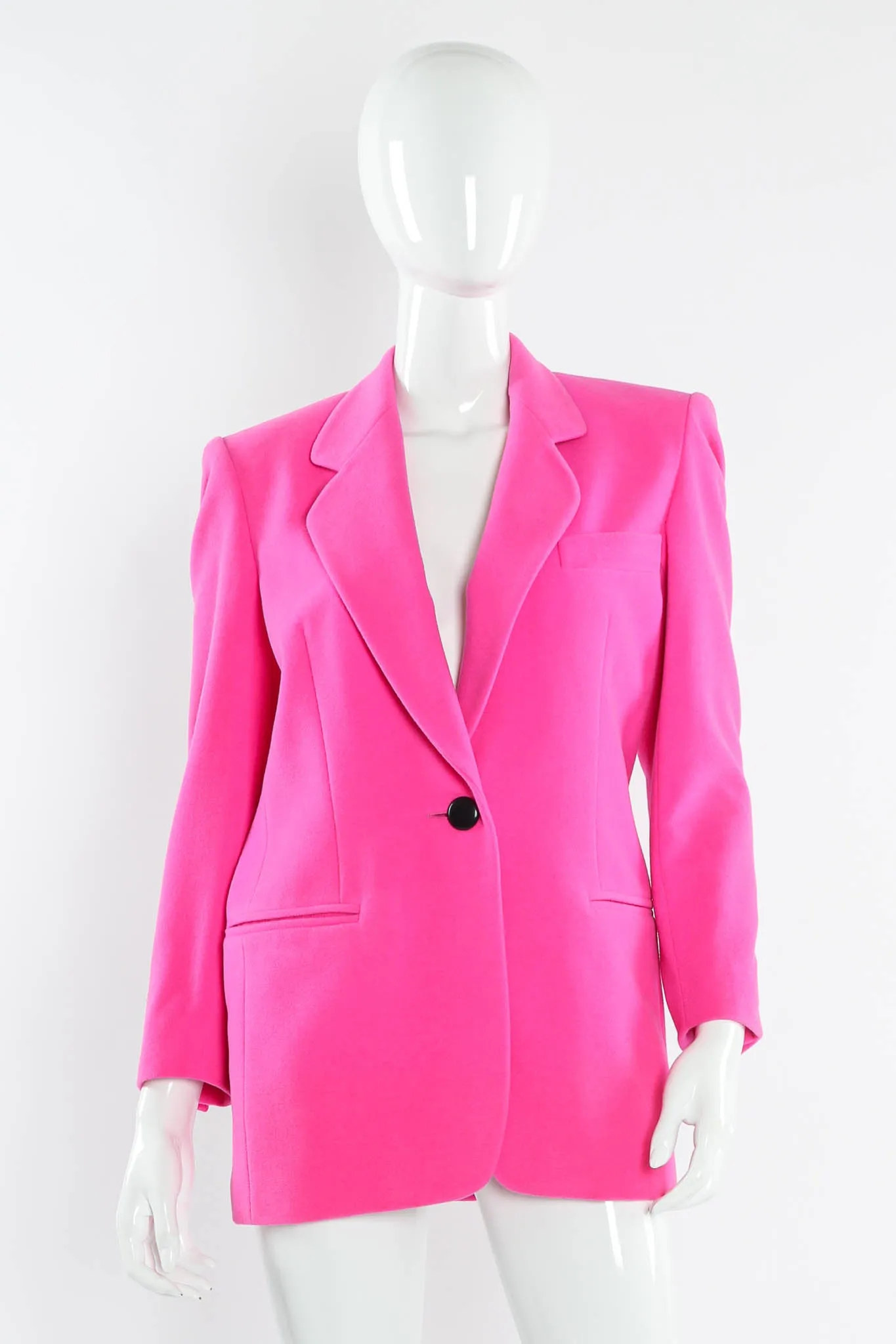 Hot Pink Wool Blazer