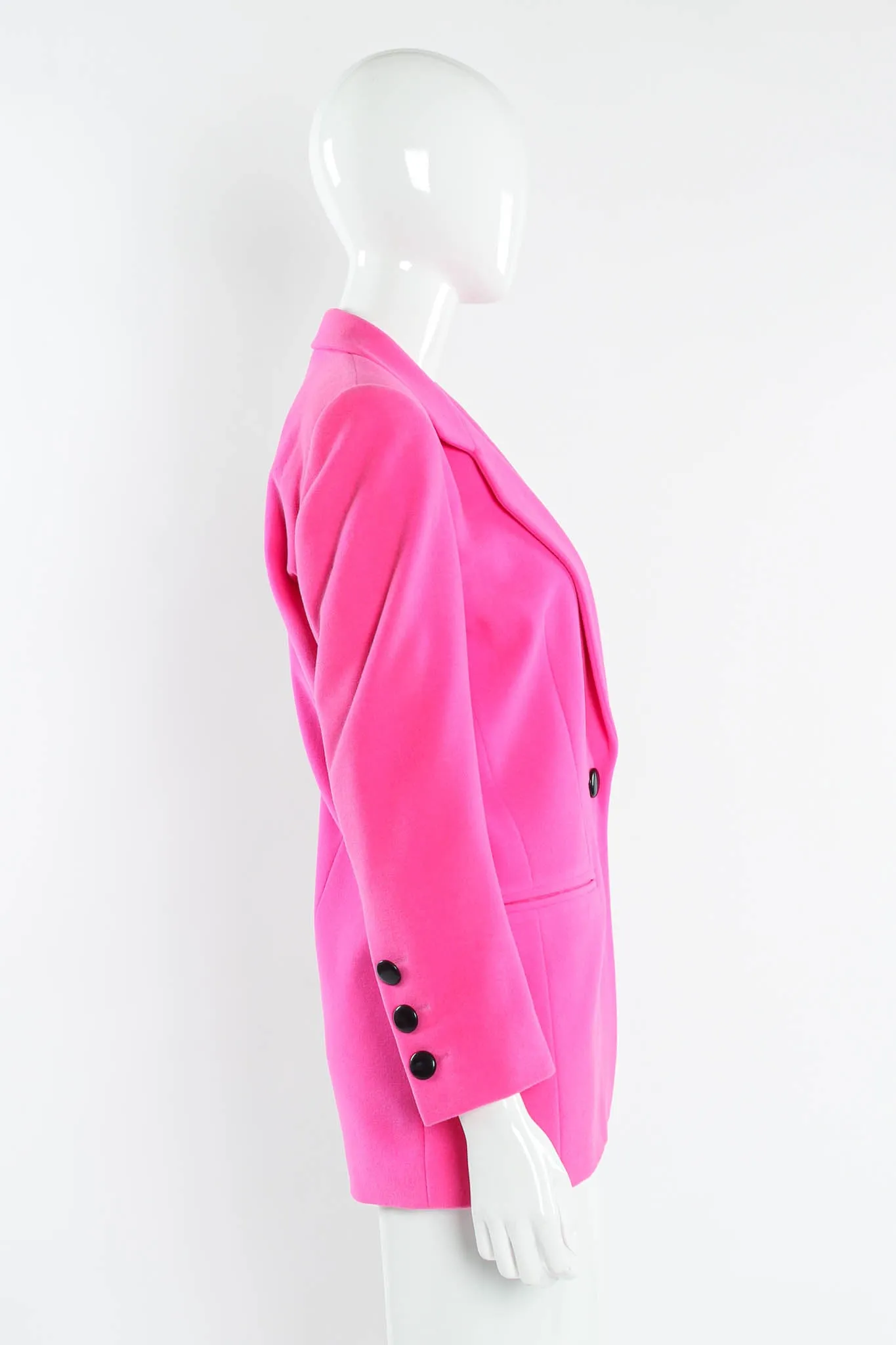 Hot Pink Wool Blazer