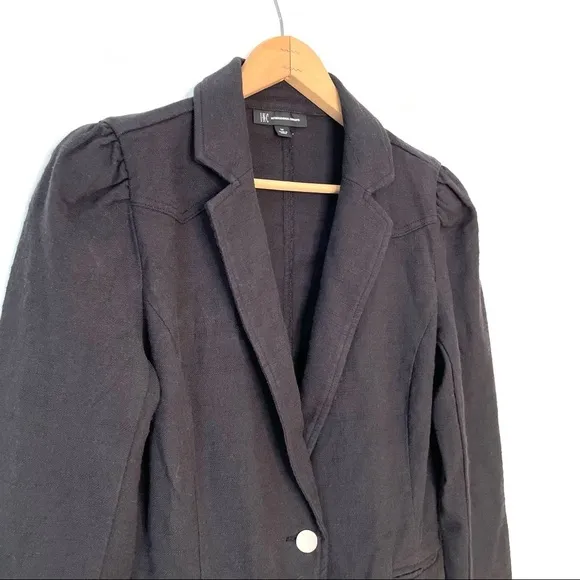 INC | Black Puff Sleeve Blazer