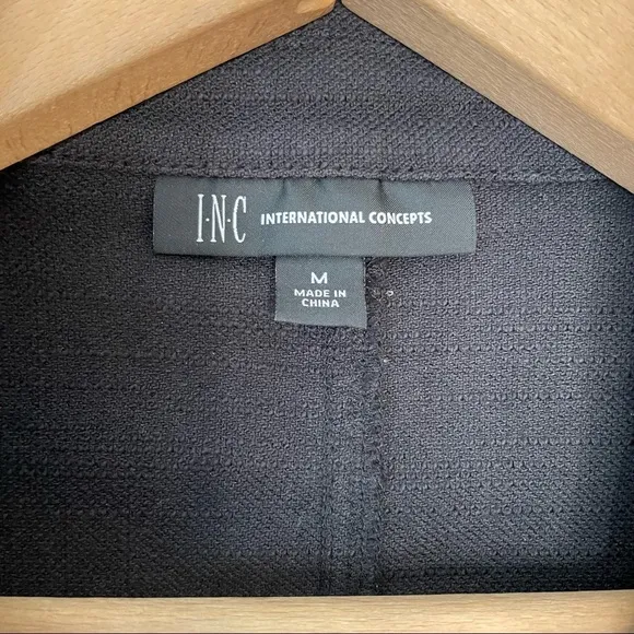 INC | Black Puff Sleeve Blazer