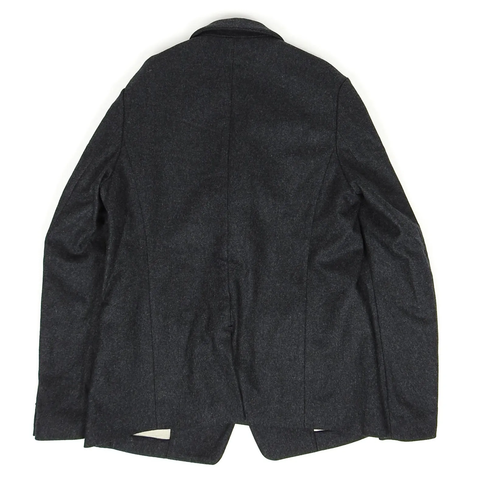 Individual Sentiments Charcoal Wool Blazer Size 1