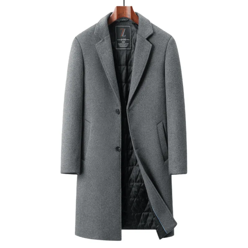 INSTOCK-New autumn and winter men's wool coat mid-length suit