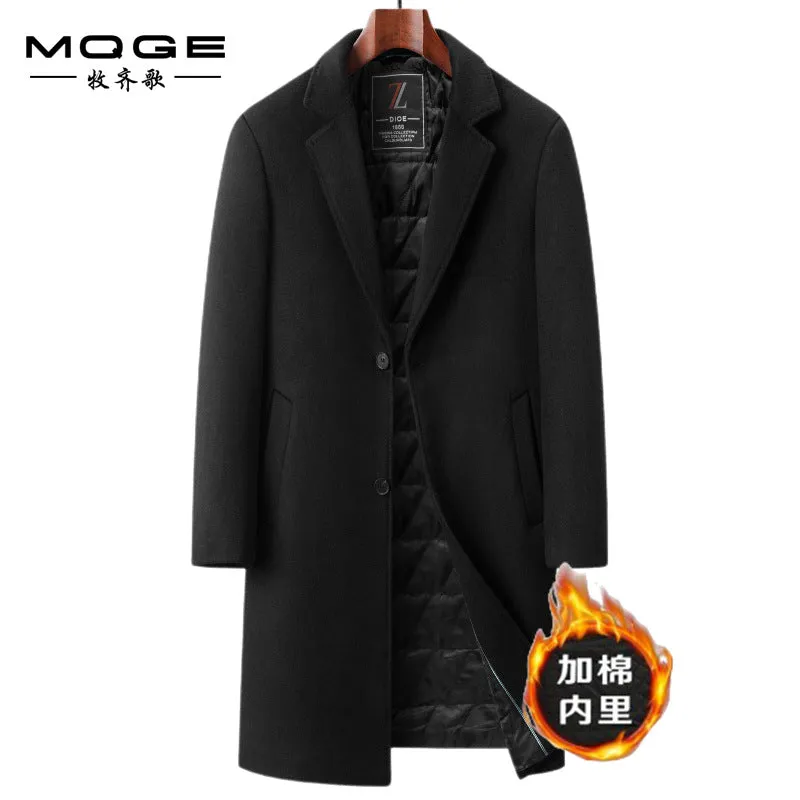 INSTOCK-New autumn and winter men's wool coat mid-length suit