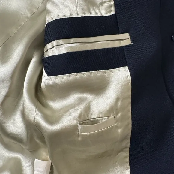J. Crew Classic Schoolboy Wool Blazer in Navy Style 28233 Size 4