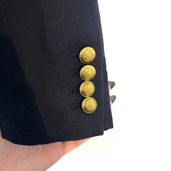 J. Crew Schoolboy Navy Wool Blazer