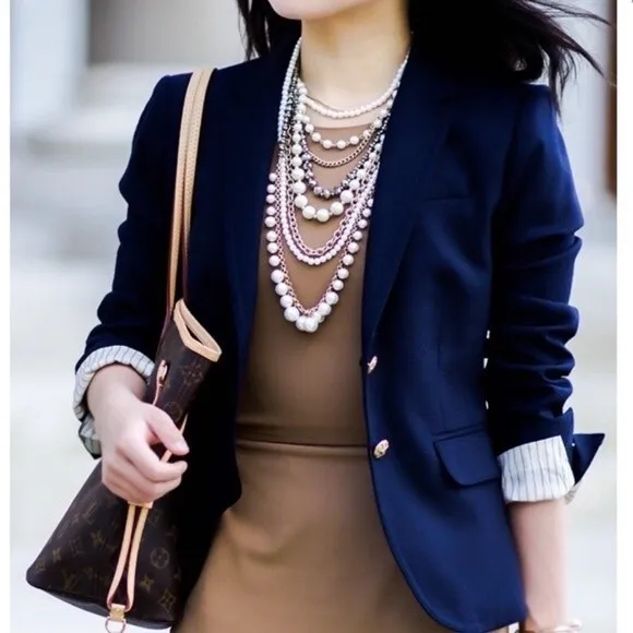 J. Crew Schoolboy Navy Wool Blazer
