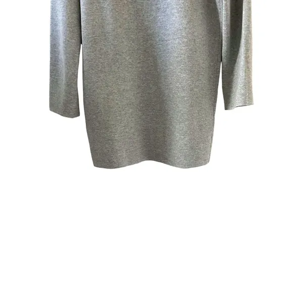 J. Crew Sophie Open Front Merino Wool Blend Sweater Blazer In Light Gray Size XS