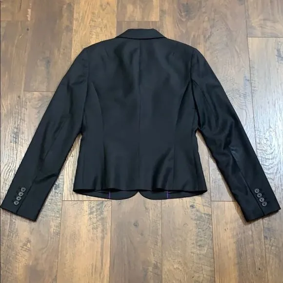 J Crew Wool Black Blazer