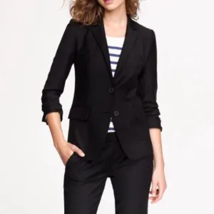 J Crew Wool Black Blazer