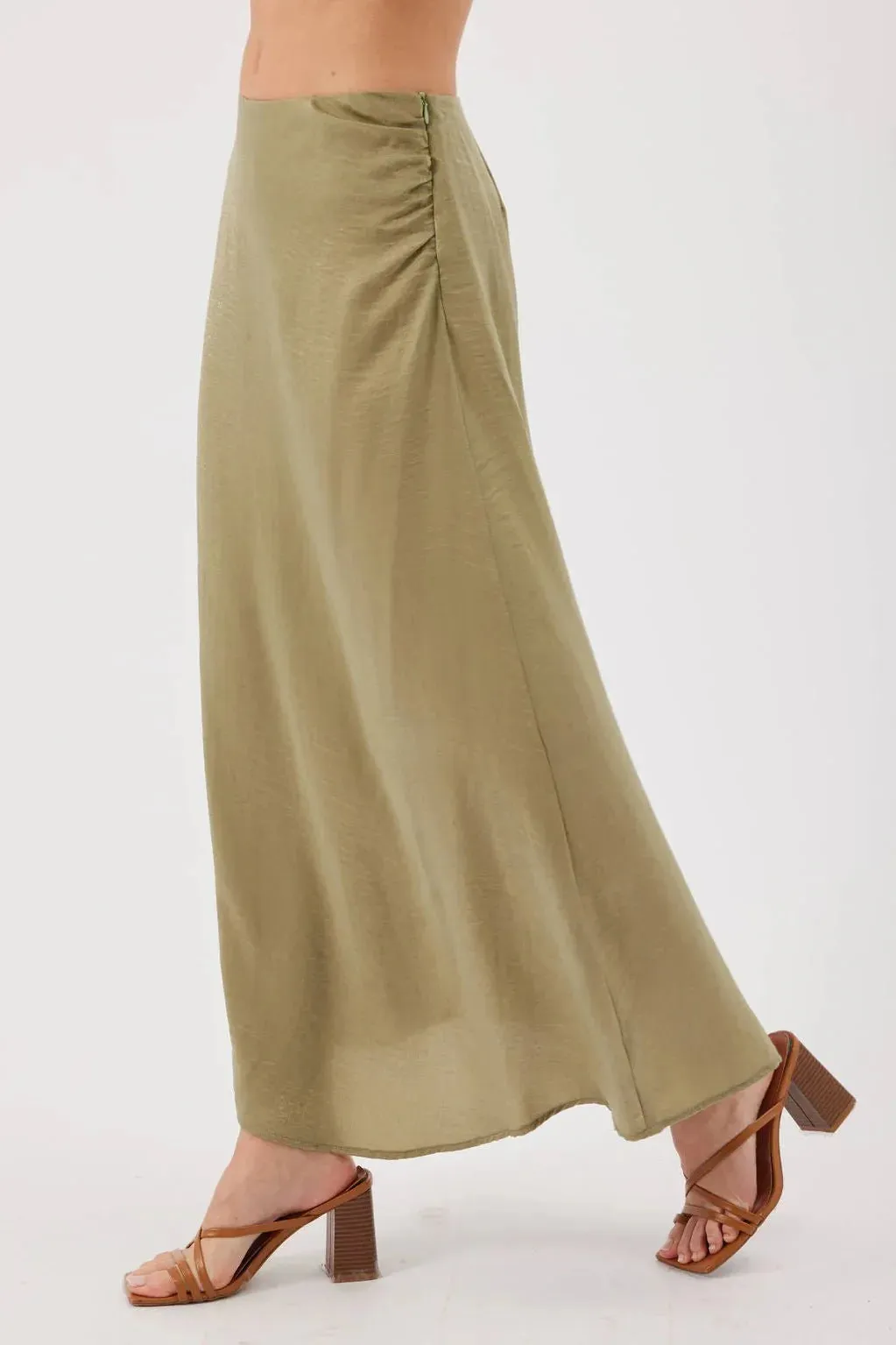Jana Sage Midi Skirt