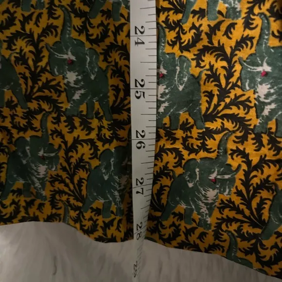 J.Crew elephant print midi skirt