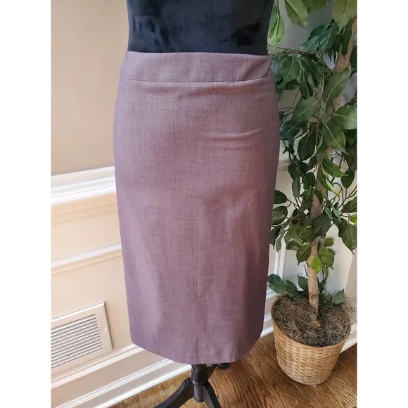 John Meyer Women Gray Polyester Single Breasted Blazer &amp; Skirt 2 Piece Suit 22W