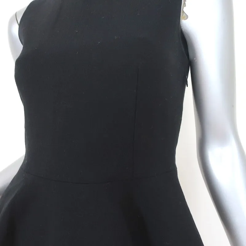 Joie Peplum Top Jourdine Black Wool Size Extra Small Sleeveless Blouse NEW