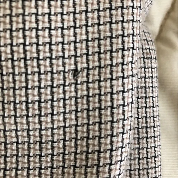 Jones New York Petite Double-Breasted Plaid Skirt Suit Size 8P