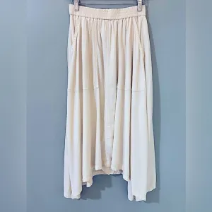 J.W Anderson linen blend asymmetrical lined skirt size small