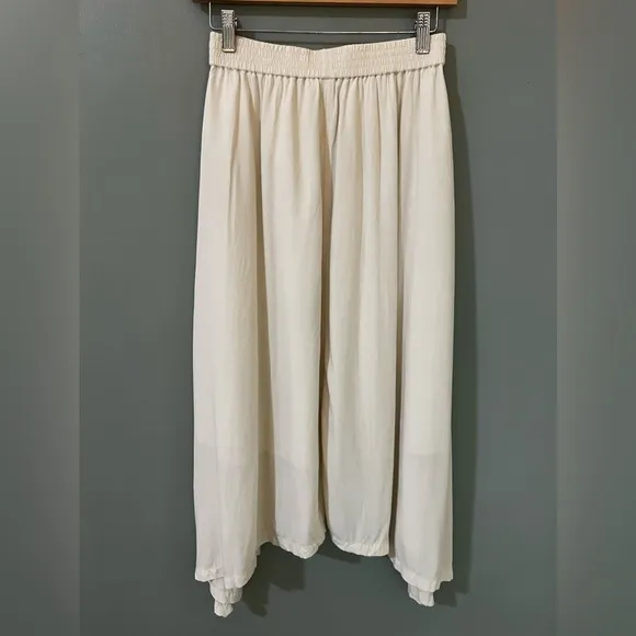 J.W Anderson linen blend asymmetrical lined skirt size small