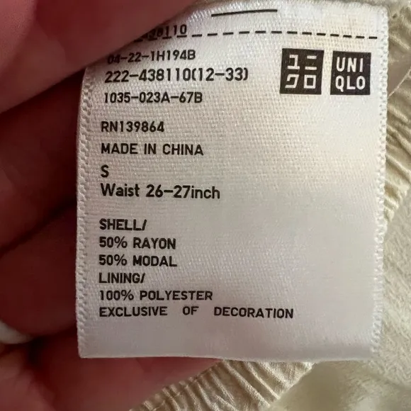 J.W Anderson linen blend asymmetrical lined skirt size small