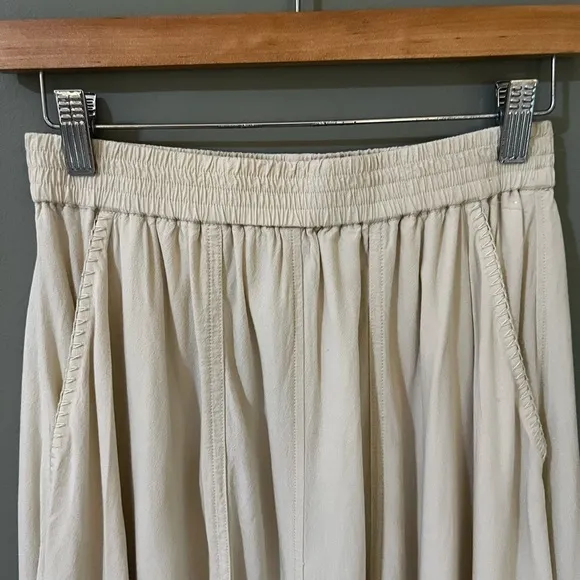 J.W Anderson linen blend asymmetrical lined skirt size small