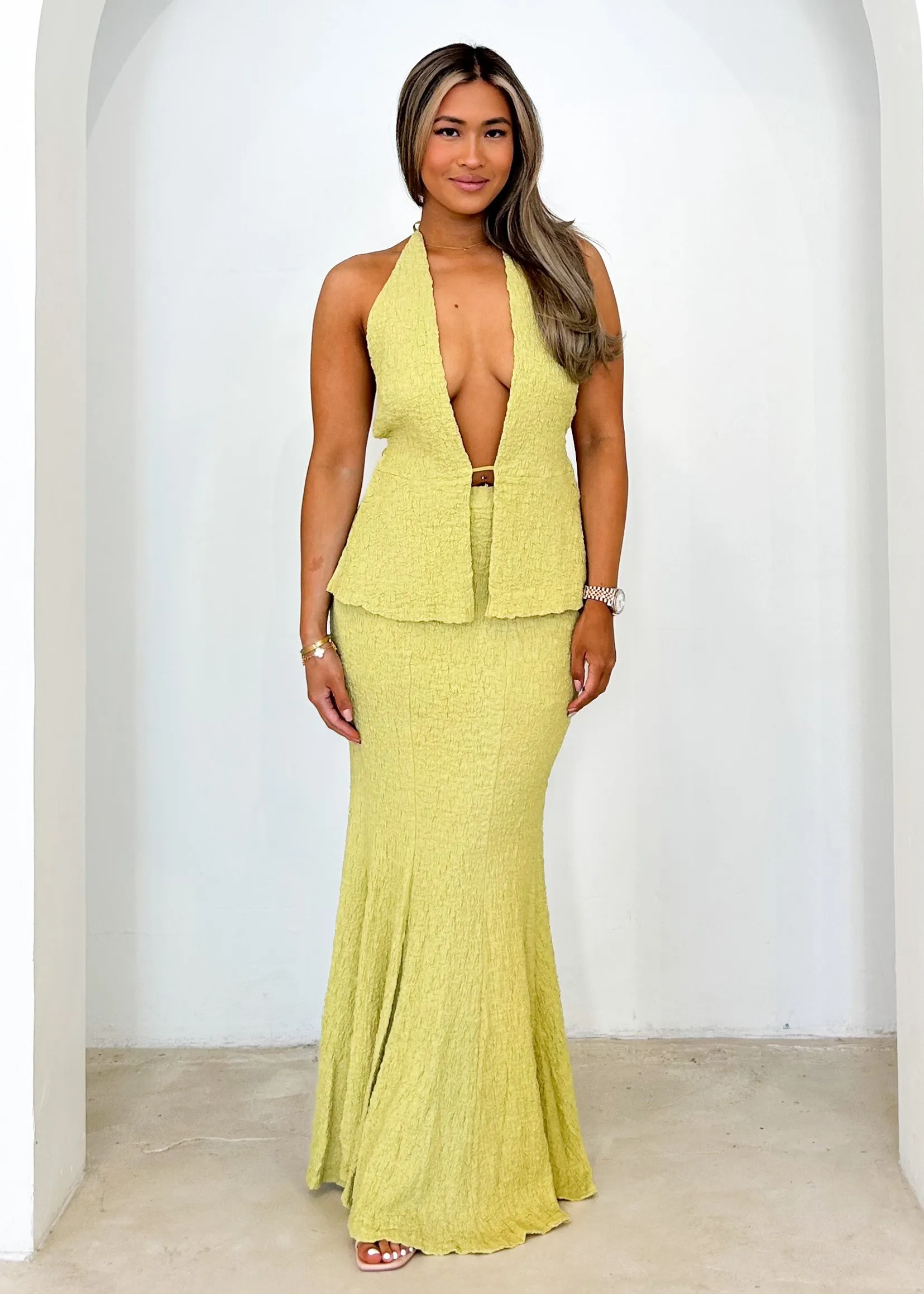 Koral Top - Lime