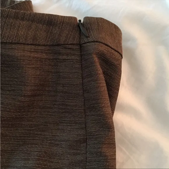 Lafayette 148 NY Brown Fit &amp; Flare Skirt Size 8