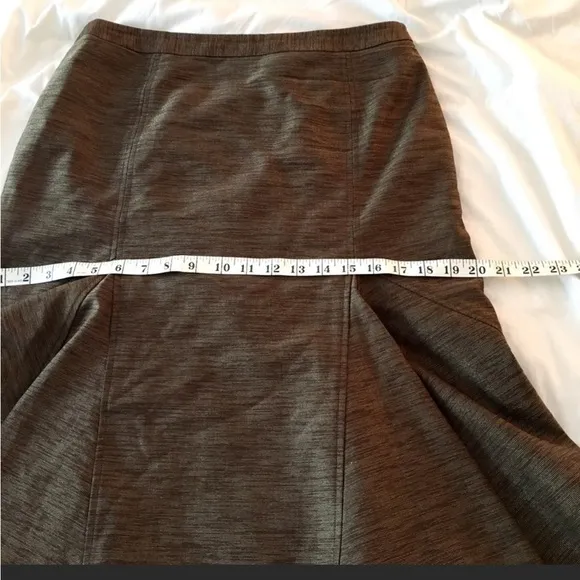 Lafayette 148 NY Brown Fit &amp; Flare Skirt Size 8