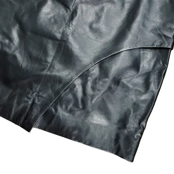 L’AGENCE | Lamb Leather Skirt