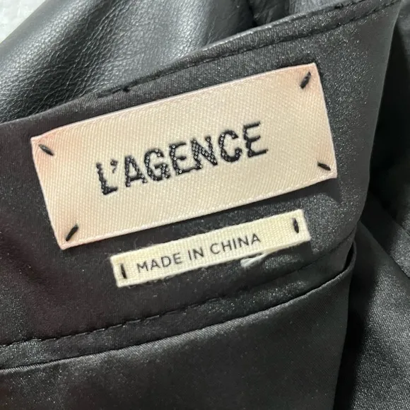 L’AGENCE | Lamb Leather Skirt
