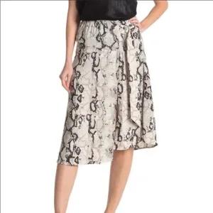 Laundry by Shelli Segal Phyton snake print skirt