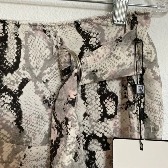 Laundry by Shelli Segal Phyton snake print skirt