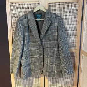 Lauren Ralph Lauren Women’s 14P Pure Wool Plaid Blazer
