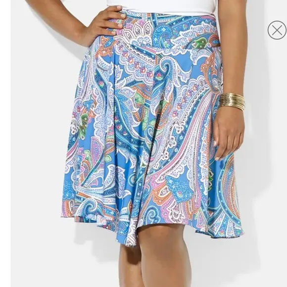 💠LAUREN RALPH LAUREN💠RUFFLED PAISLEY SKIRT💠