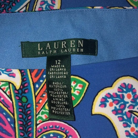 💠LAUREN RALPH LAUREN💠RUFFLED PAISLEY SKIRT💠