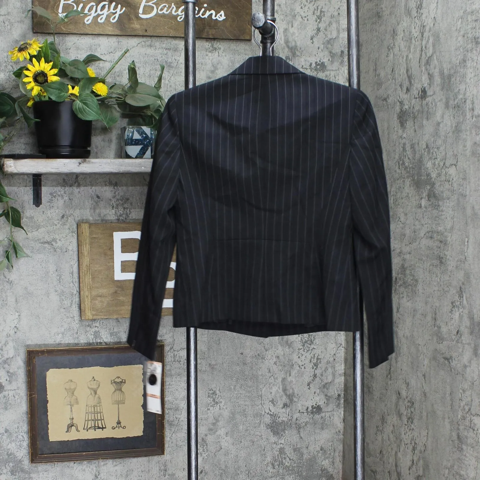 Le Suit Petite Pinstriped 2 Piece Pantsuit 50039216