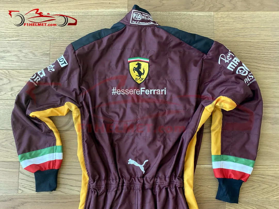 Leclerc 2020 Ferrari 1000 GP Replica racing suit / Ferrari F1