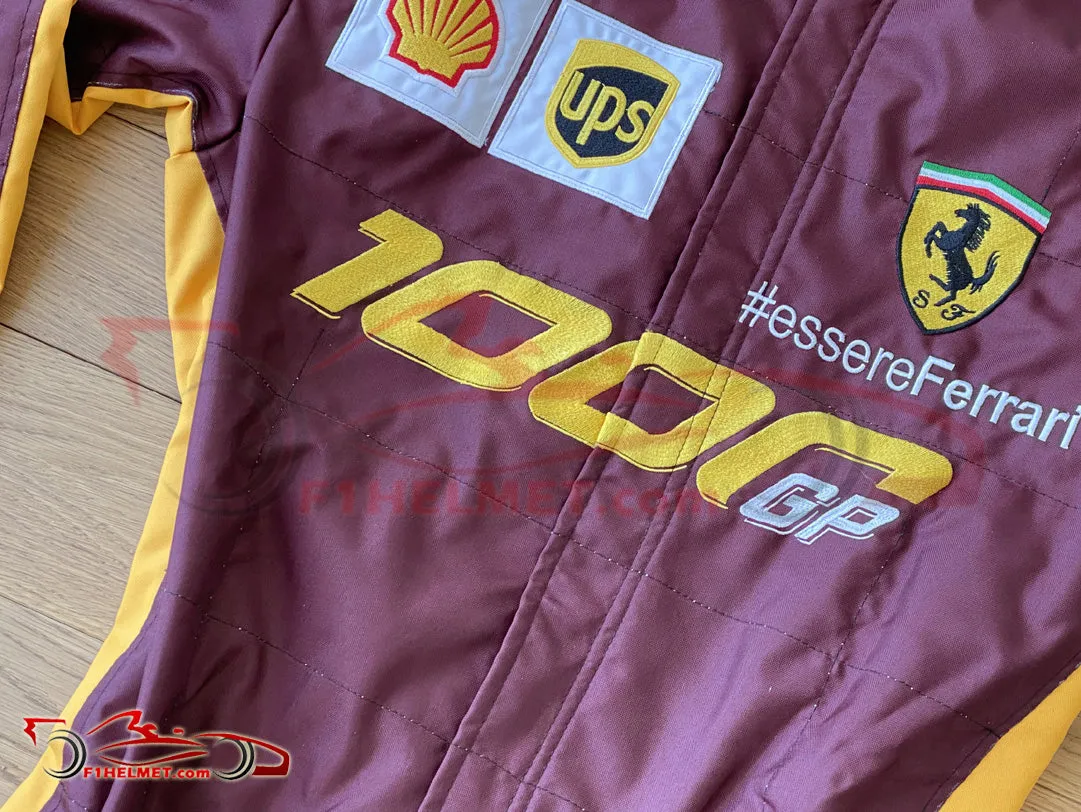 Leclerc 2020 Ferrari 1000 GP Replica racing suit / Ferrari F1