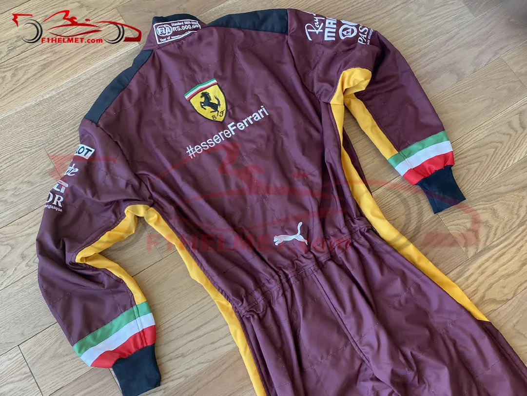 Leclerc 2020 Ferrari 1000 GP Replica racing suit / Ferrari F1