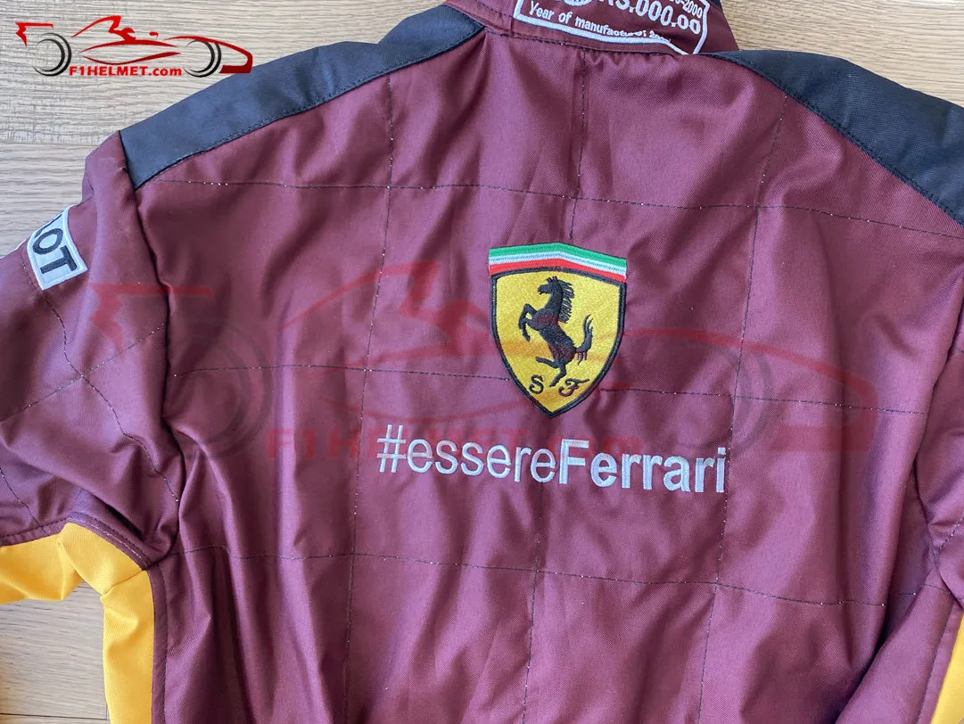 Leclerc 2020 Ferrari 1000 GP Replica racing suit / Ferrari F1