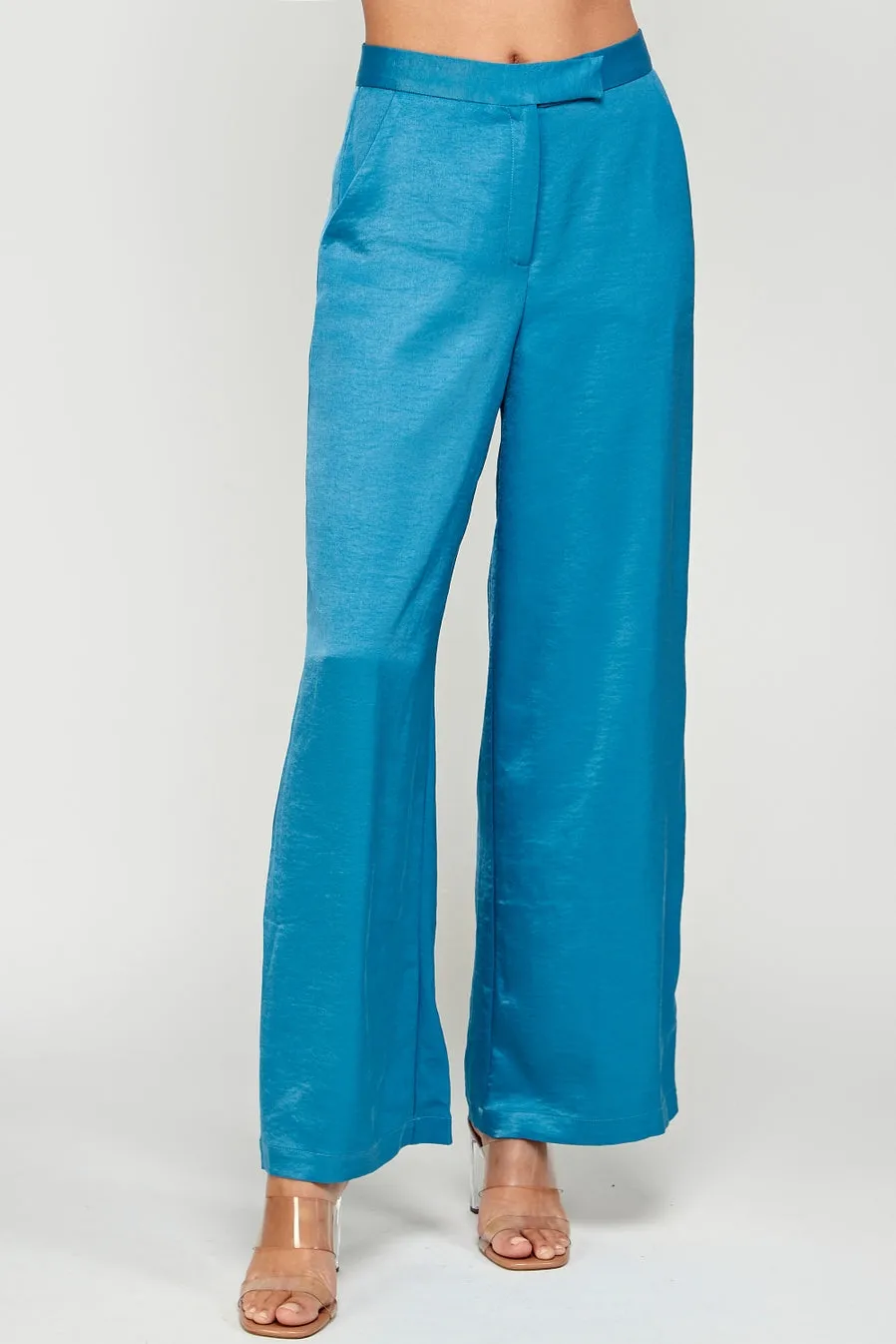 Lennon Blazer and Pants in Teal