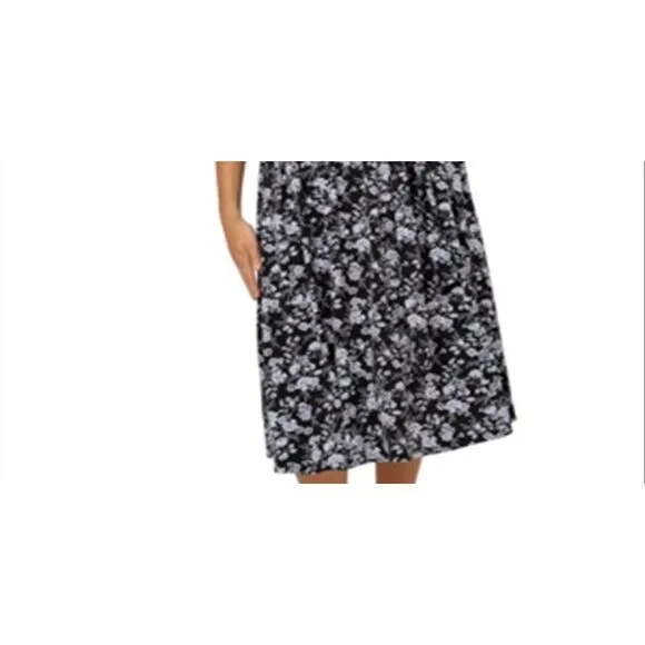 Leota Women's Mindy Midi Skirt Black Size Medium