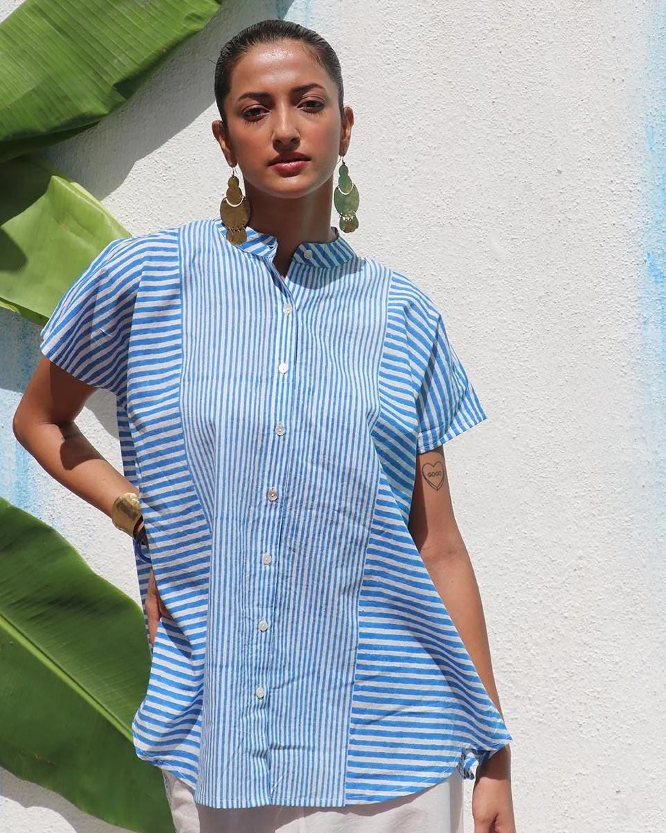 Livianna Handprinted Cotton Top - WITC