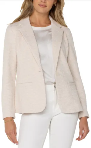 LM1601BC4 - Boucle Knit Fitted Blazer
