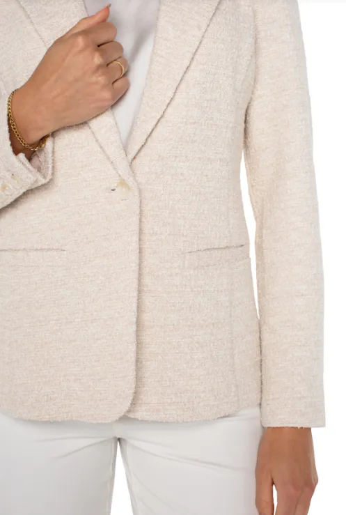 LM1601BC4 - Boucle Knit Fitted Blazer