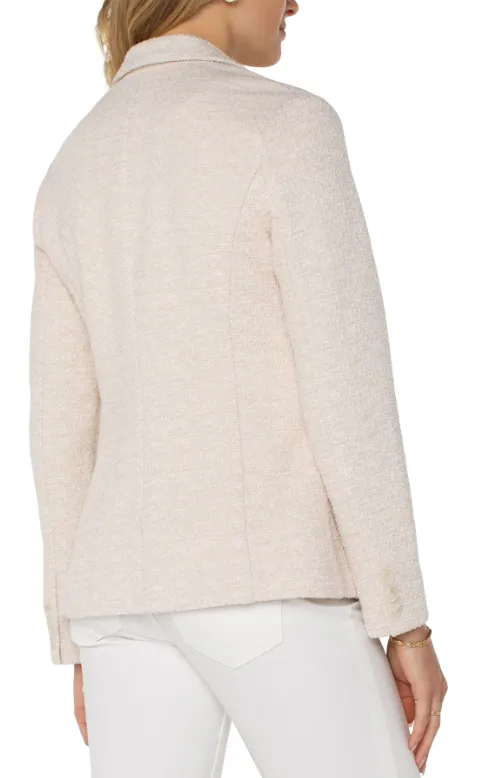 LM1601BC4 - Boucle Knit Fitted Blazer