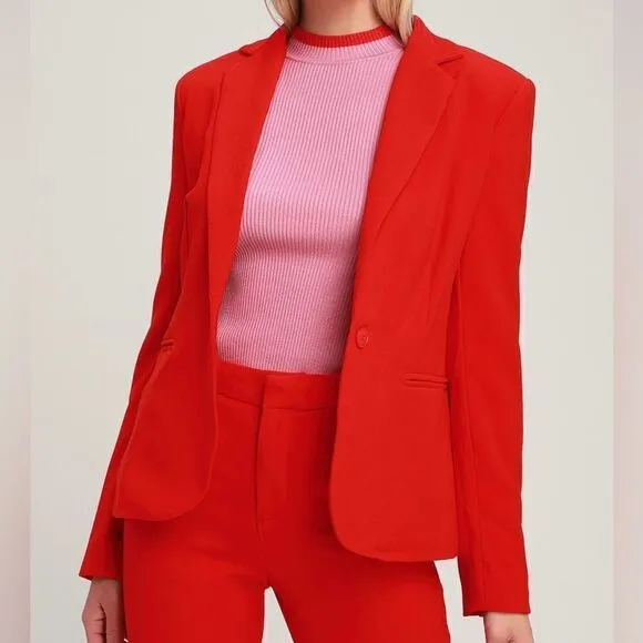 Lulu’s Calecita Red Blazer