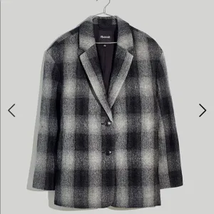 Madewell The Oversized Dorset Blazer in Buffalo Check Boiled Wool*