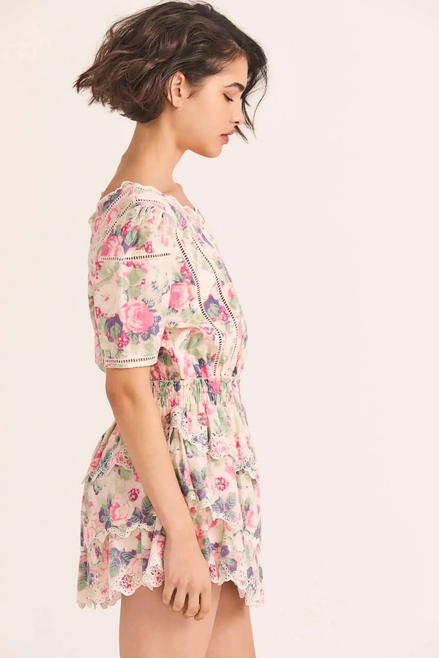 Mavis Dress in Veiled Kiss Pink