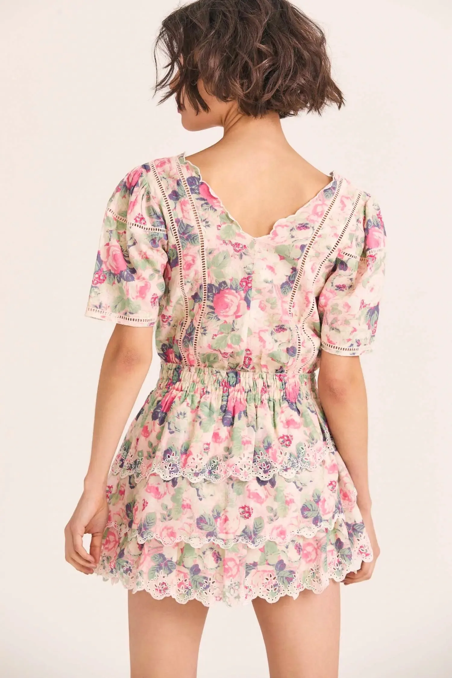 Mavis Dress in Veiled Kiss Pink