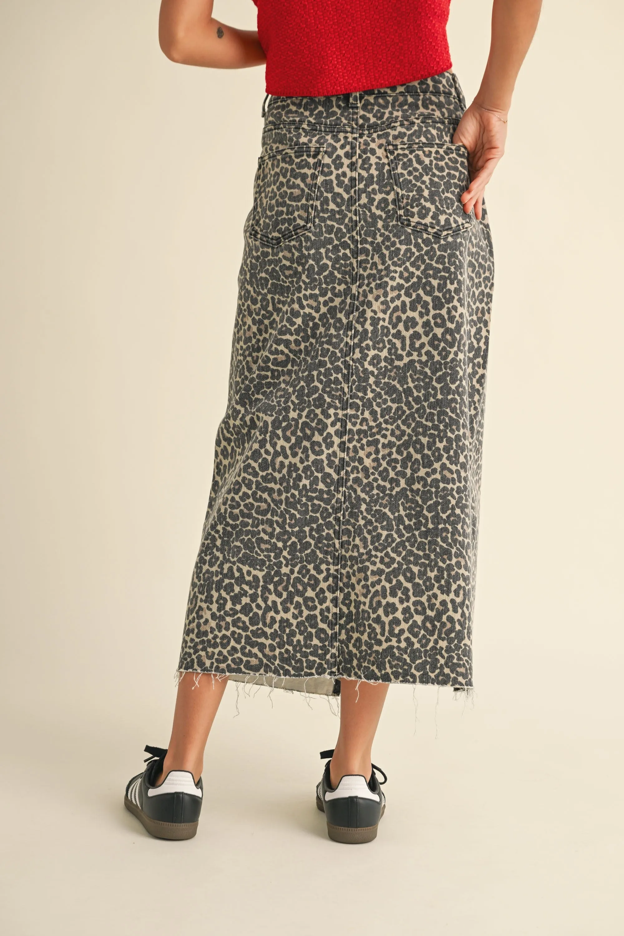 Mere Leopard Skirt