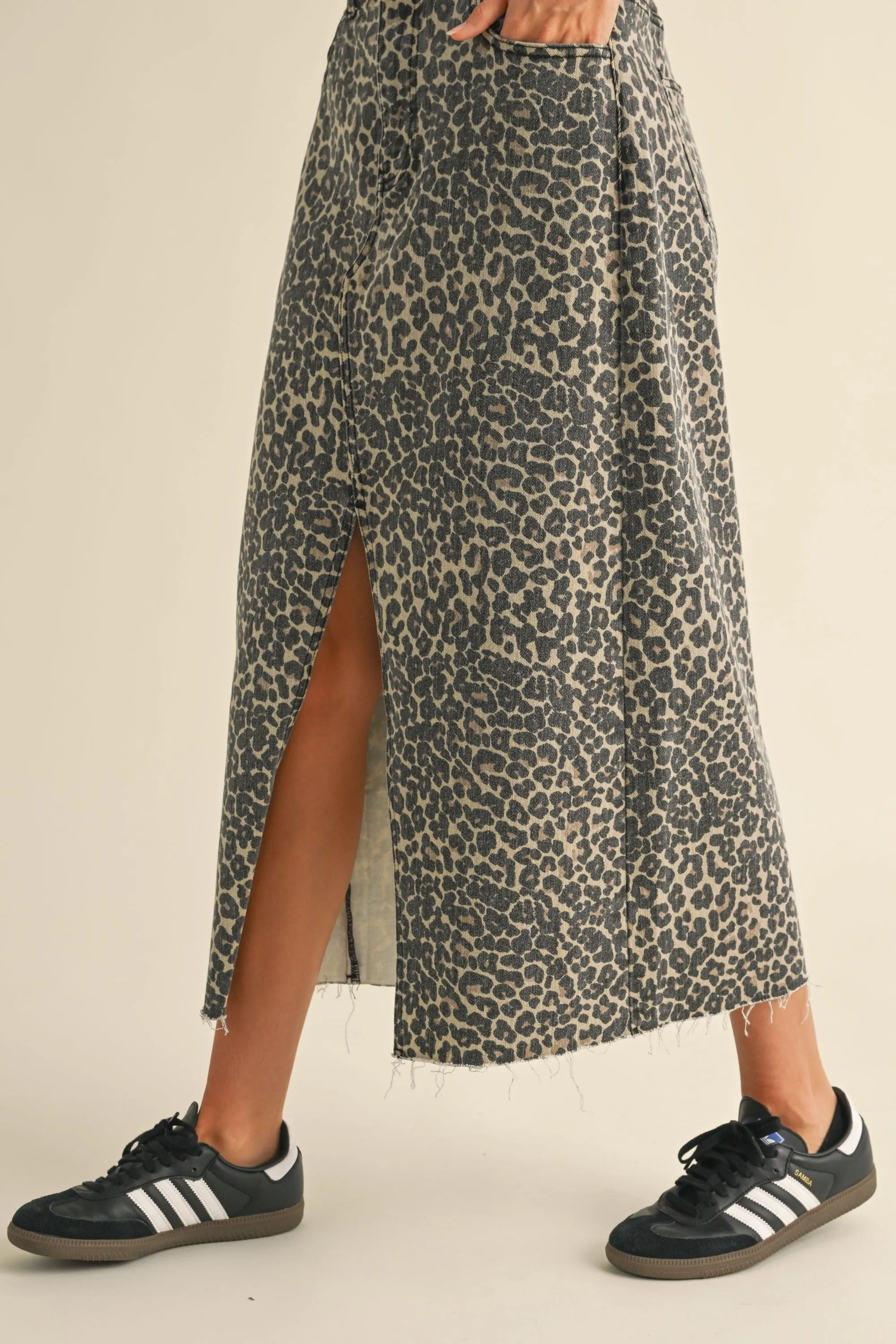 Mere Leopard Skirt